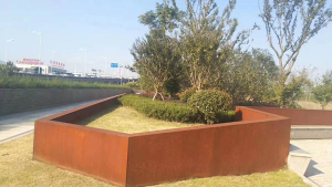鲤城耐候钢挡土墙